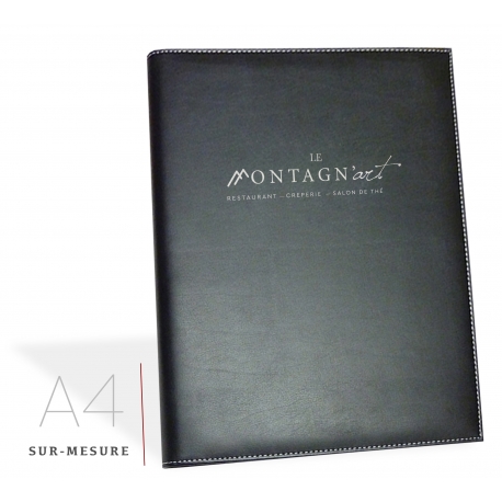 Pochettes Menu Restaurant A4 - Lot 10 Pièces - Transparentes - Style Livre