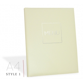 Protège Menu ATHENES A4 - Standard "4 styles aux choix"
