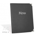 Protège-Menu MONACO A4 - Standard "4 styles aux choix"
