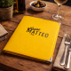 Protège Menu Sur-mesure Milan Jaune A4