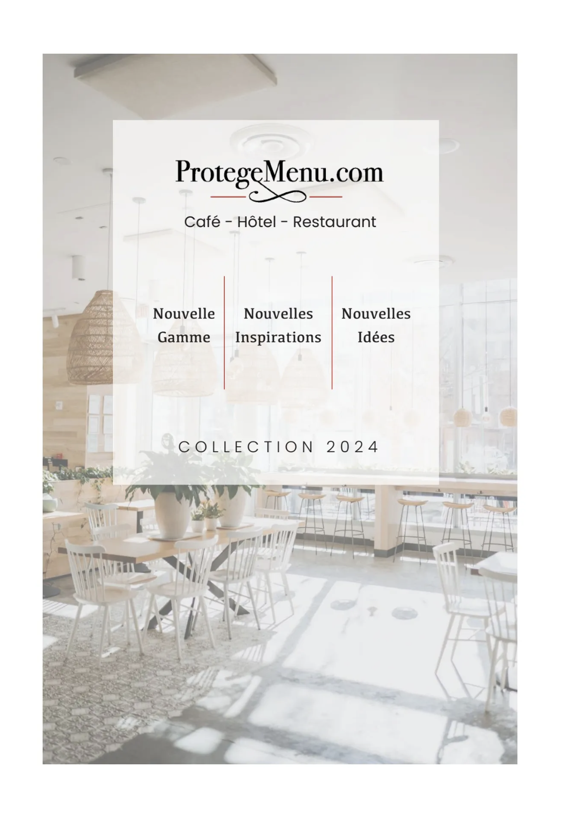 Catalogue Protege Menu Restaurant Café Hôtel